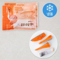 [무항생제연어] 곰곰 순살 연어 (냉동), 300g, 2개