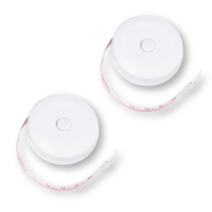 해피제이 휴대용 피팅 줄자 화이트, 1.5m, 2개