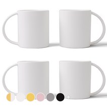 볼볼홈파티 빅머그 600ml, 밀크화이트, 4개