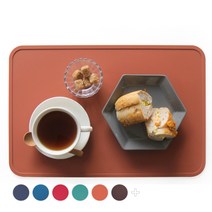 에이드엘 다이닝 실리콘 테이블매트, 메이플, 428x282mm