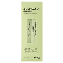 스칼큐 여행용 스틱 타이거립 일회용 샴푸 허브 시트러스향, 10ml, 5개