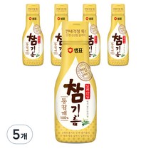 샘표 일편단심 통참깨 참기름, 200ml, 5개