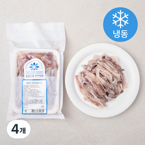 원양산 오징어슬라이스 (냉동), 400g, 4개