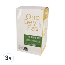 원데잇 쑥 검정콩 선식 40g x 7p, 3개, 280g