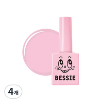 베씨 컬러 젤 11ml, P04 사춘기 분홍, 4개