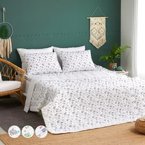 라몬떼 메리메리 시어서커 누빔이불 + 패드 + 베개커버 세트