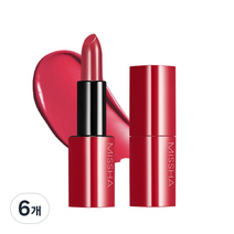 미샤 데어 루즈 쉬어 슬릭 립스틱 3.5g, 젠틀 영보스, 6개