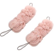 구스터프 파스텔 스트립 롱 샤워볼 2p, 랜덤 발송, 2개