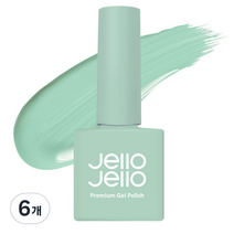 젤로젤로 프리미엄 젤 폴리쉬 10ml, JC-38 그린릴리, 6개