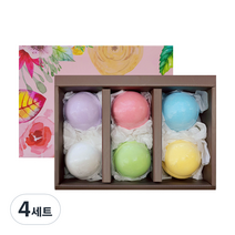 허브플러스 단밤 바스볼 거품입욕제 6종 선물세트, 4세트