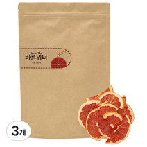 바른워터 건조자몽차, 60g, 1개입, 3개