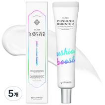 여우화장대 필터 쿠션 부스터 메이크업베이스 40ml, 5개