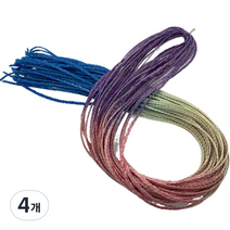 알로데 스트레이트 드레드 부분가발 75cm, TYPE 24, 4개