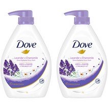 도브 라벤더 하이드레이션 바디워시 라벤더향, 1L, 2개