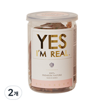 골드로니 예스아임리얼 강아지 수제간식, 돼지귀 맛, 130g, 2개