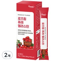 퍼니트 리얼 로즈힙 퓨레 엘라스틴, 280g, 2개