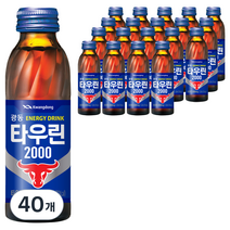 광동제약 타우린 2000 에너지음료, 120ml, 40개