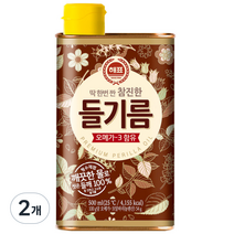 사조 참진한 들기름, 2개, 500ml
