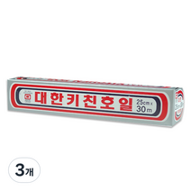 대한 웰빙 키친호일 0.011mm x 25cm x 30m, 3개