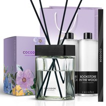 코코도르 오브제 디퓨저 1L 고급형 + 쇼핑백 세트, 북스토어인더우드