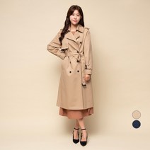 캐럿 여성용 트렌치 코트