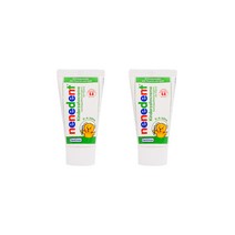 네네덴트 어린이불소치약 사과향, 50ml, 2개입
