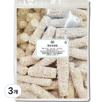 천지가약초 국내산 흰색 옥수수 속대, 800g, 3개