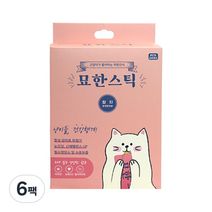 펫츠굿츠 묘한스틱 고양이 간식 15g x 30p, 참치 조개관자살, 450g, 6팩