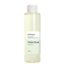 허브타임 리필 디퓨저, 화이트무스크, 130ml