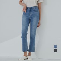 아피나르 슬림핏 세미부츠컷 데일리 데님