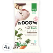닥터독 위장 오리 사료, 4개, 250g
