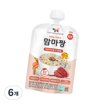 짱죽 맛있는 이유식 맘마짱 10개월부터 1p, 한우버섯불고기진밥, 120g, 6개