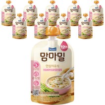 맘마밀 안심 이유식 12개월 부터, 아스파라거스와 닭가슴살, 10개입, 100g