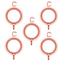 씨로이 구김제로 잡화걸이 5p, 핑크, 1세트