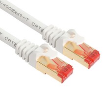 넥시 CAT8 S FTP 랜케이블 3M, 화이트, 1개