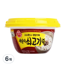 오뚜기 즉석 새송이 쇠고기죽, 285g, 6개