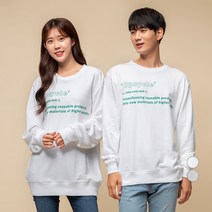 캐럿 남녀공용 릴렉스핏 그래픽 맨투맨 티셔츠 MJ02AA