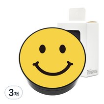 벨르아망 베이직 스마일 차량용 방향제, 3개, 미드섬머나잇