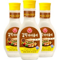 오뚜기 갈릭 아이올리 소스, 3개, 240g