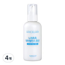 누리숲 누리촉촉 워터밸런스 로션, 160ml, 4개