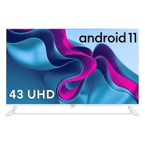 와사비망고 4K UHD 안드로이드 TV, 108cm(43인치), UGM432W 와글와글 플러스, 고객직접설치, 스탠드형