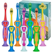 네이쳐러브메레 3단계 이지그립 애니멀 아기칫솔 7종 세트, 혼합색상, 1세트, 7개