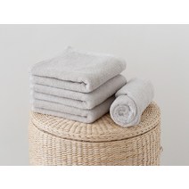 코멧 홈 호텔 수건 200g 30수 코마사, 5개, 그레이