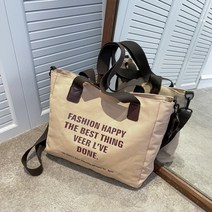 블랙스완 캔버스 지퍼빅토트백