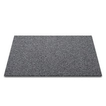 순수 코일 현관매트 90 x 60 cm 두께 12mm, 그레이 + 블랙, 1개