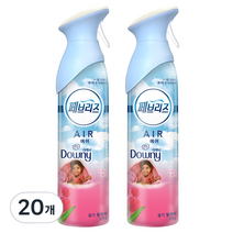 페브리즈 에어 공기탈취제 다우니향, 275g, 20개