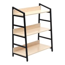 블루밍홈 레논 책장 3단, 블랙