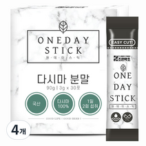 조은약초 다시마 분말 스틱 30p, 90g, 4개