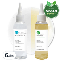 글로우몬스터 브로콜리 추출물 100ml + 3Kda 올리고 히알루론산 2% 원액 100ml, 6세트