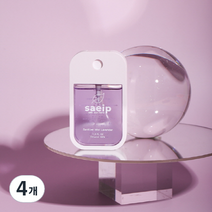 맥시멀라이프 x 새잎 휴대용 손소독제 스프레이 선물용 라벤더, 40ml, 4개